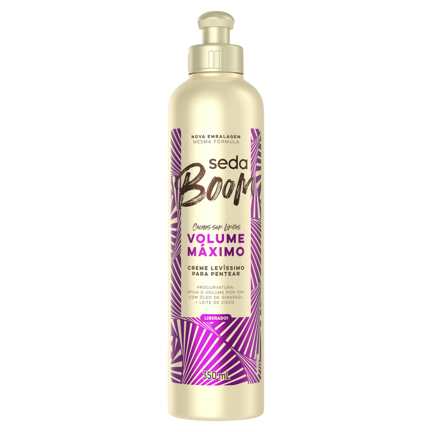 Creme para Pentear Volume Máximo Seda Boom Frasco 350ml