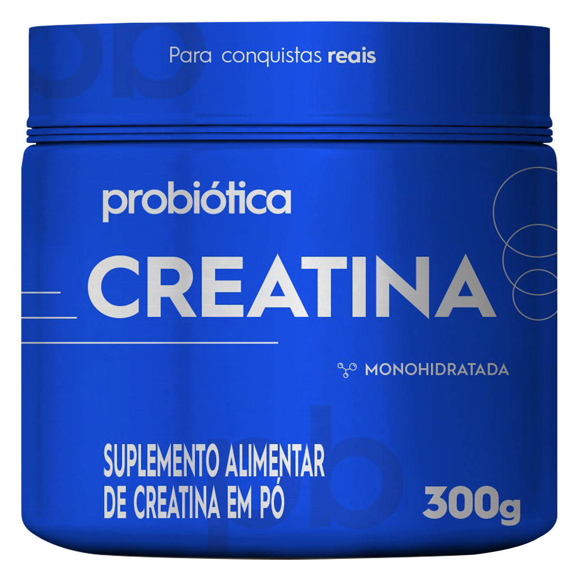 Suplemento Alimentar em P&oacute; Creatina Probi&oacute;tica Pote 300g