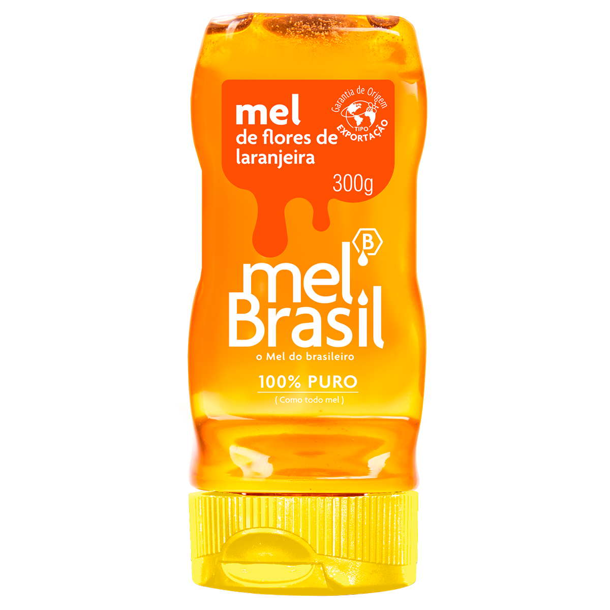Mel Flores de Laranjeira Mel Brasil Bisnaga 300g