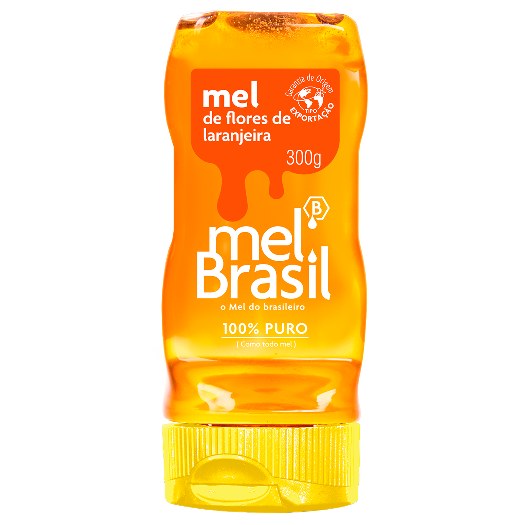 Mel Flores de Laranjeira Mel Brasil Bisnaga 300g