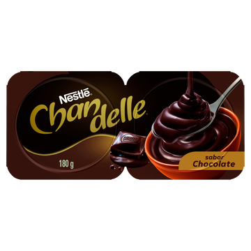 Sobremesa Láctea Chocolate Chandelle Nestlé Bandeja 180g C/2 Unidades