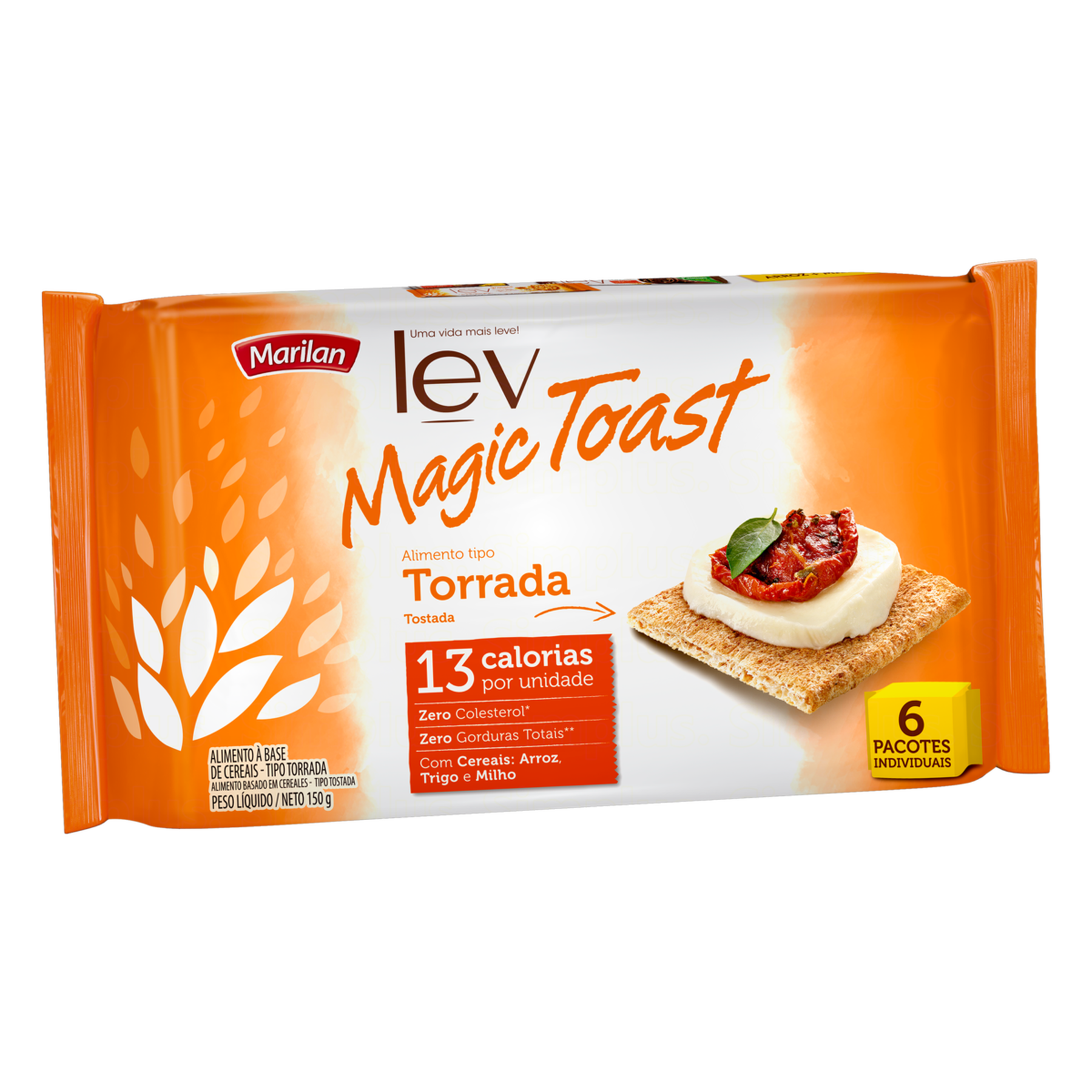Torrada Marilan Lev Magic Toast Pacote 150g