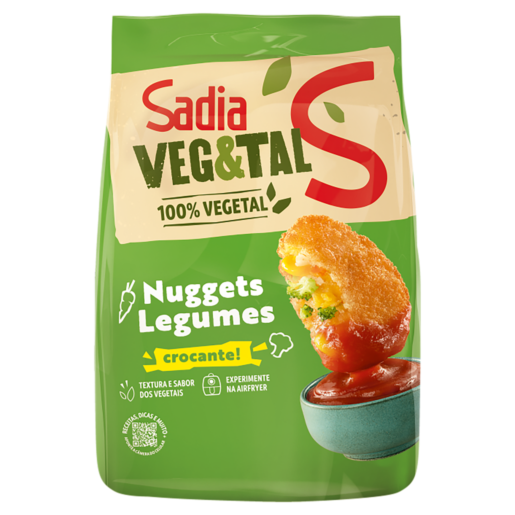 Nuggets de Legumes Veg E Tal Sadia Pacote 275g