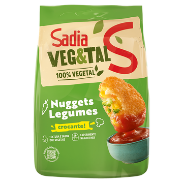 Nuggets de Legumes Veg E Tal Sadia Pacote 275g