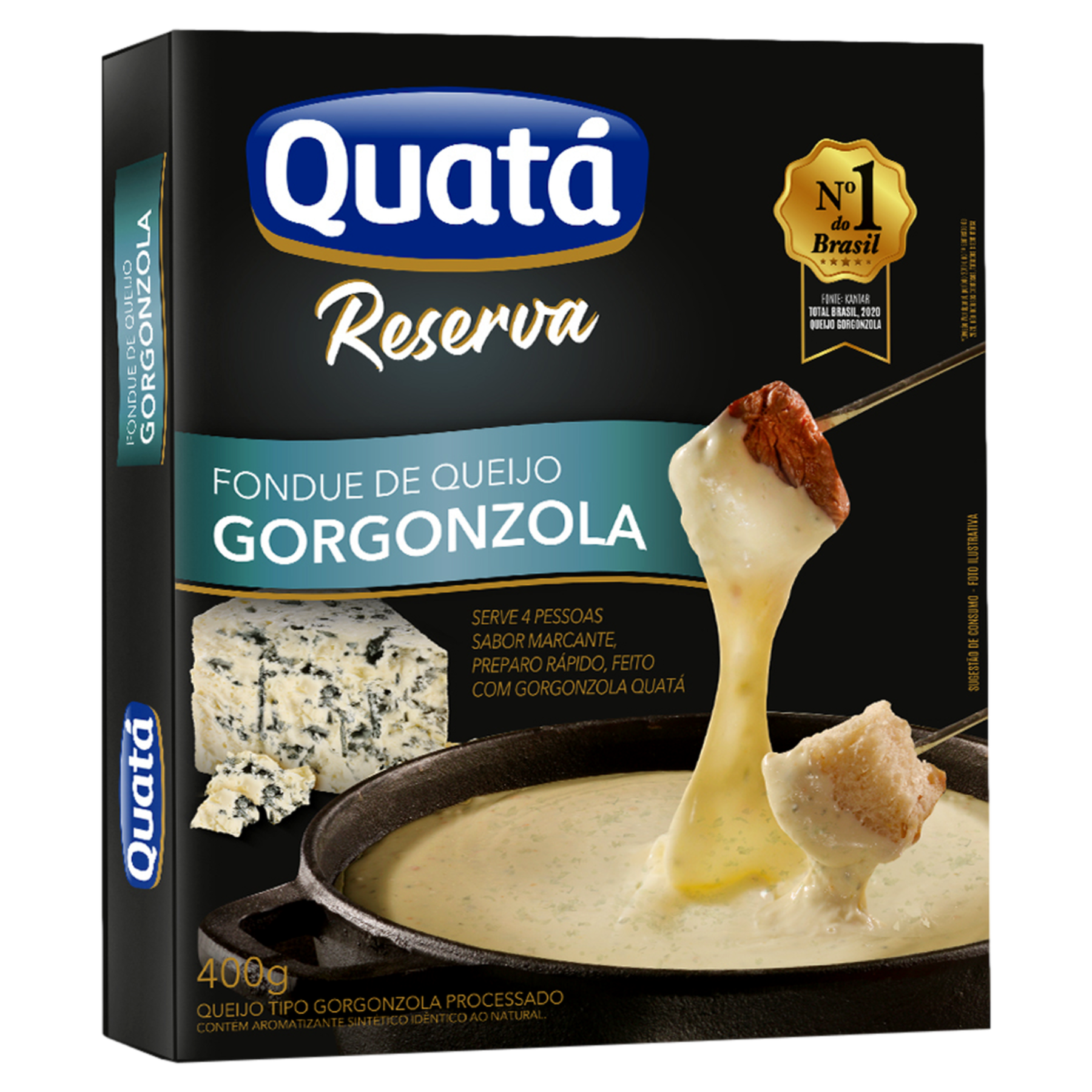 Fondue de Queijo Gorgonzola Quatá Reserva Caixa 400g