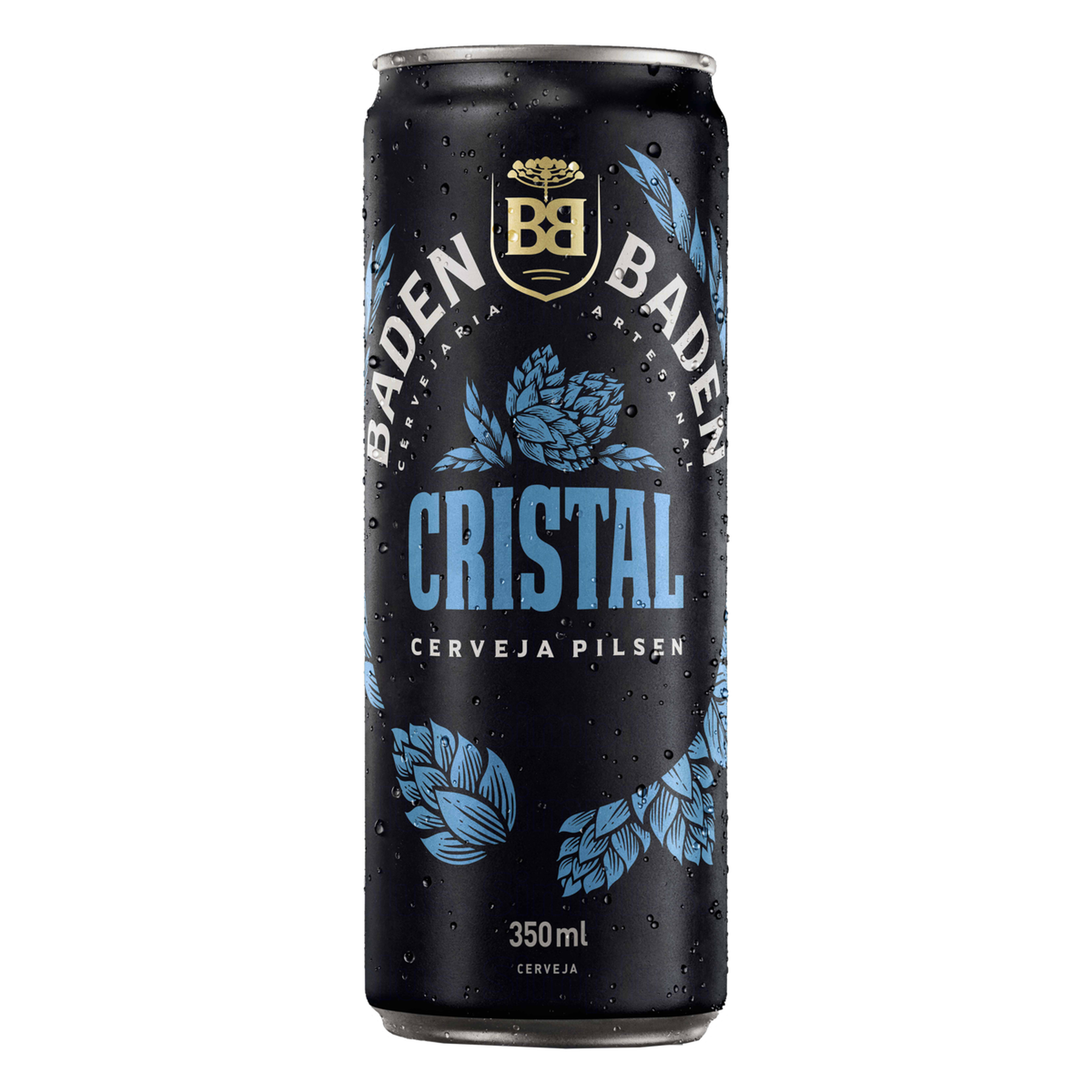 Cerveja Pilsen Cristal Baden Baden Lata 350ml