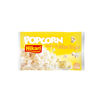 Popcorn Micro Manteiga Hikari 100g