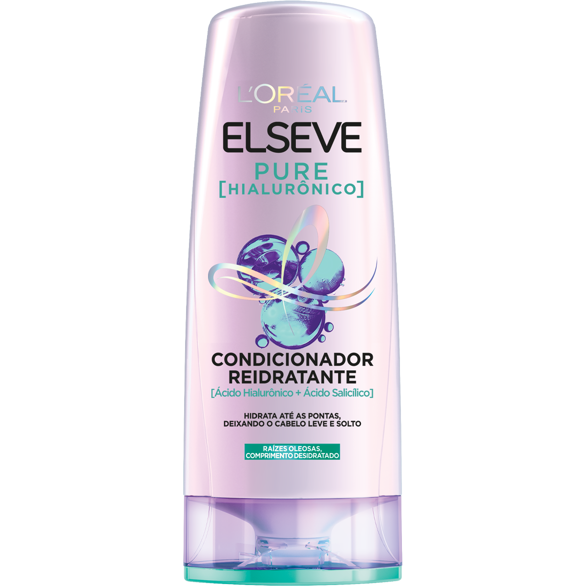 Condicionador Reidratante Pure Hialur&ocirc;nico Elseve L'Or&eacute;al Paris Frasco 200ml