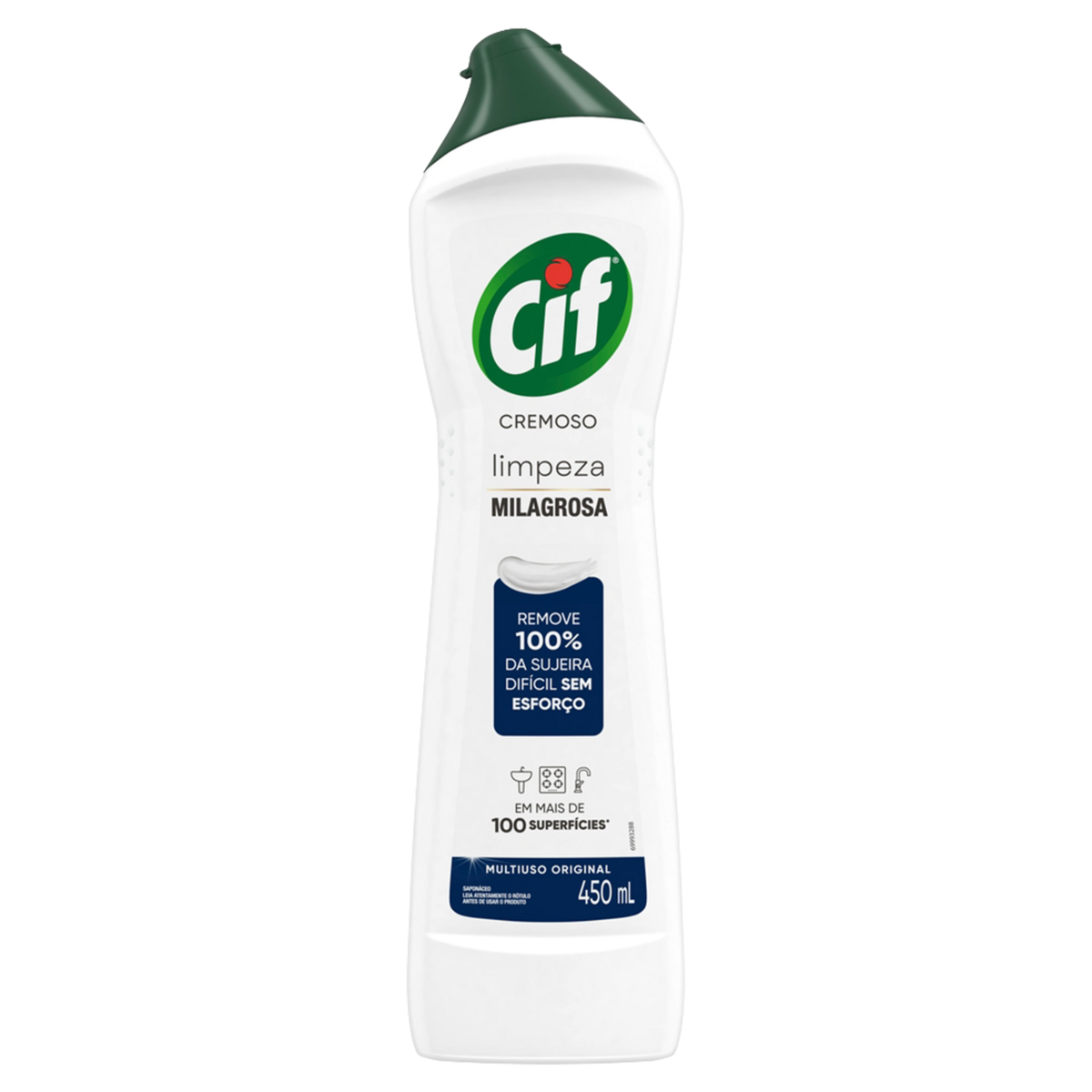 Sapon&aacute;ceo Cremoso Multiuso Original Cif Squeeze 450ml