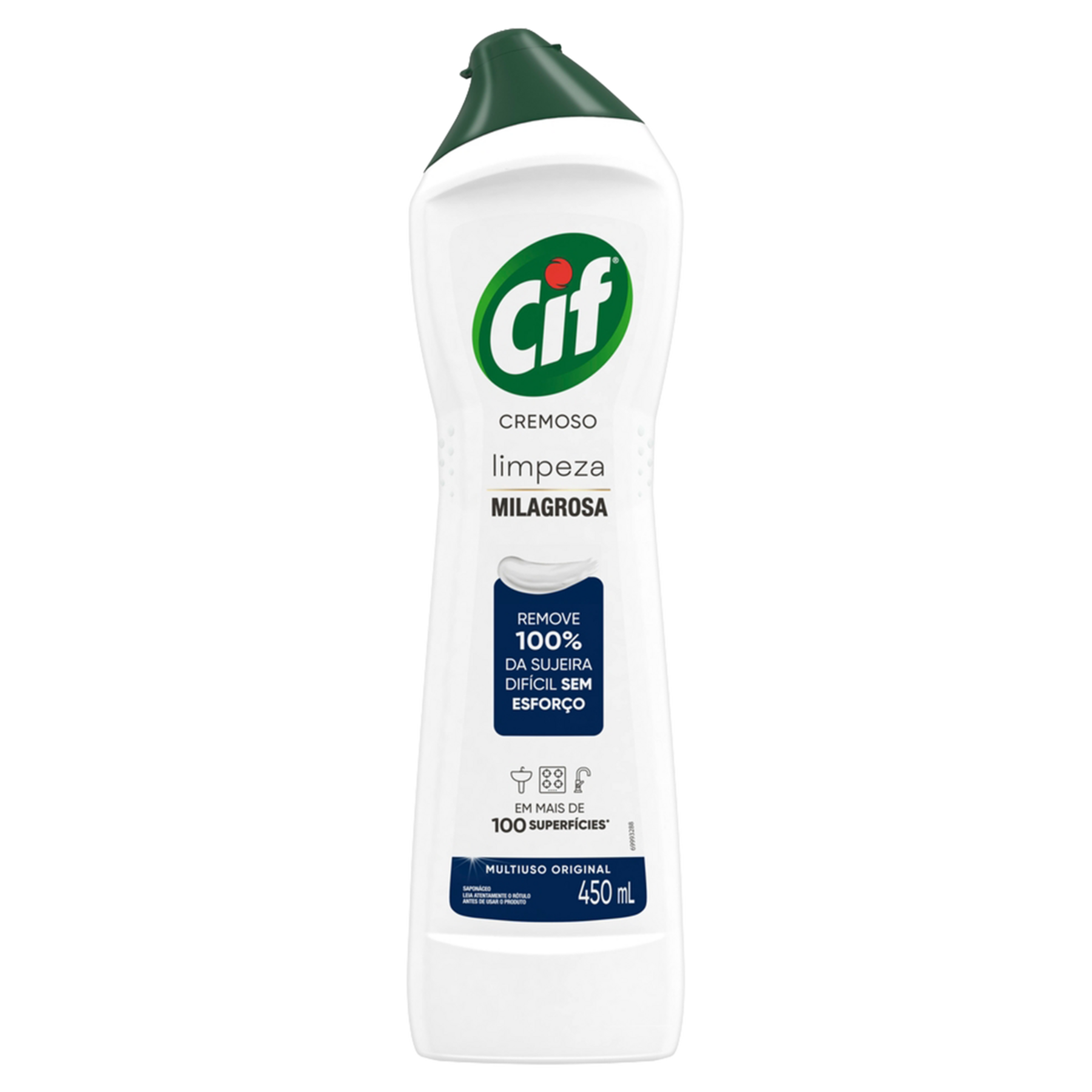 Sapon&aacute;ceo Cremoso Multiuso Original Cif Squeeze 450ml