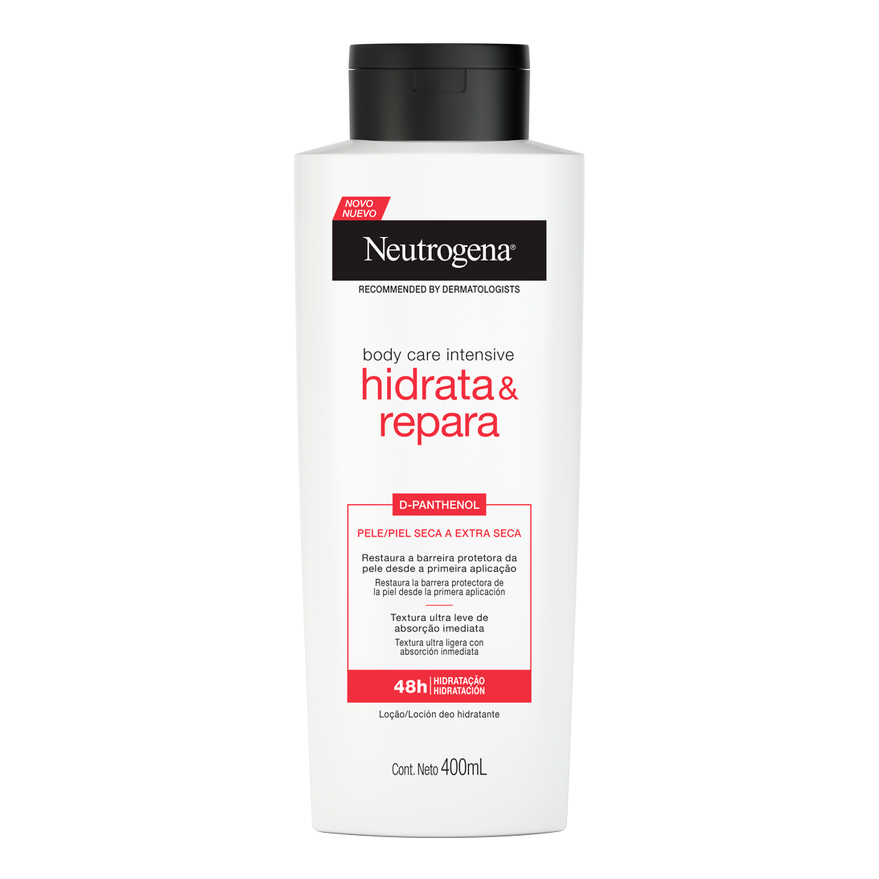 Lo&ccedil;&atilde;o Hidrata e Repara Body Care Intensive Neutrogena Frasco 400ml