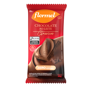 Chocolate ao Leite Clássicos Flormel Pacote 20g