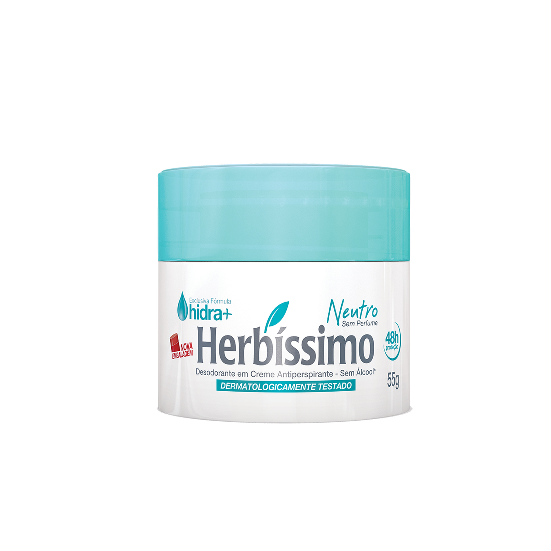 Desodorante em Creme Neutro Herbíssimo Pote 55g