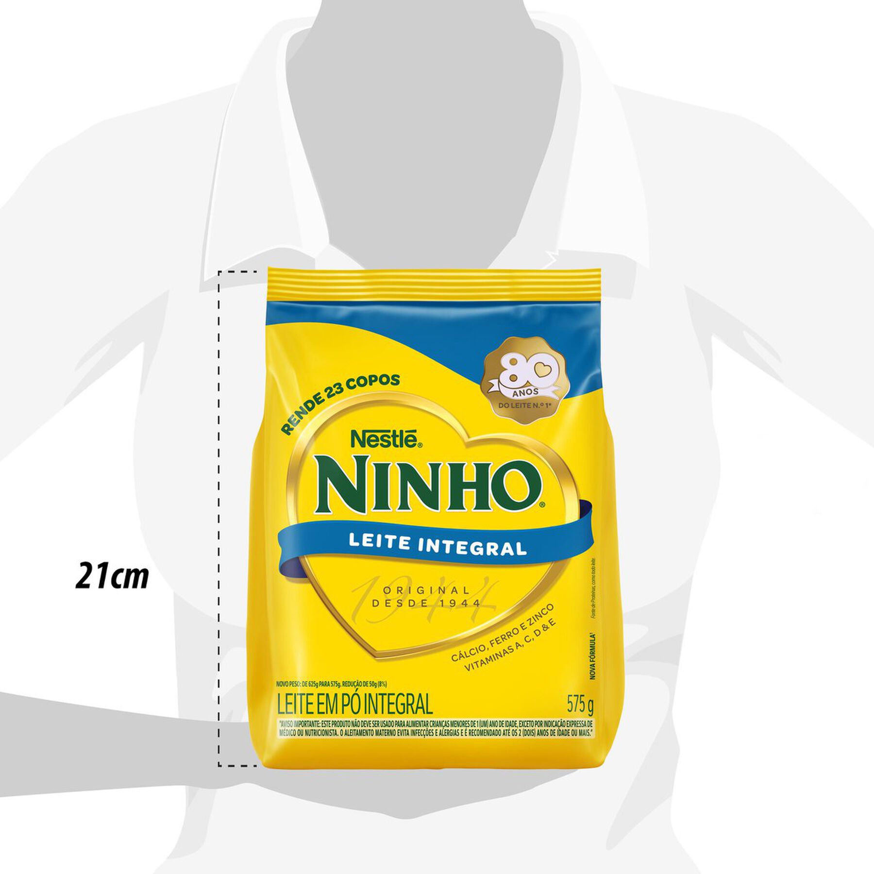 Leite em Pó Ninho Integral Sachê 575g
