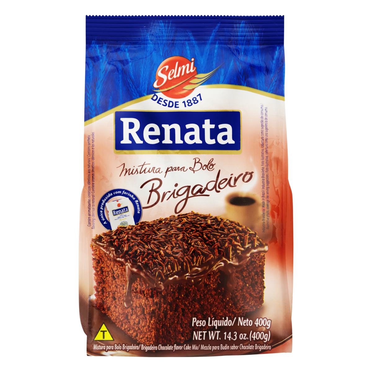 Mistura para Bolo Brigadeiro Renata 400g
