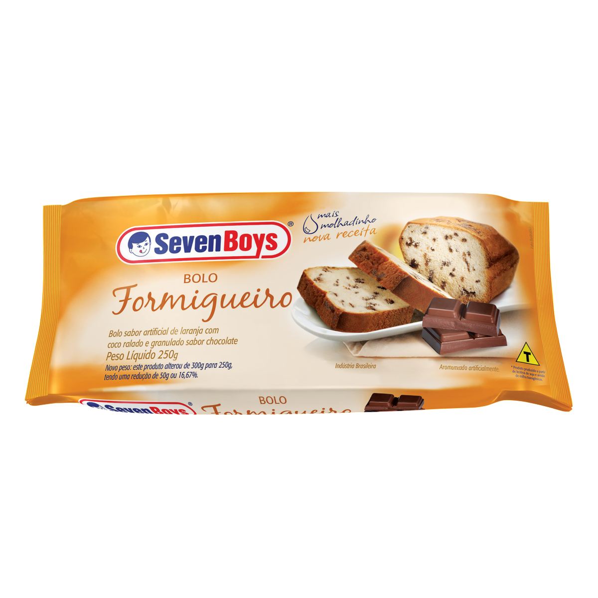 Bolo Formigueiro Seven Boys Pacote 250g