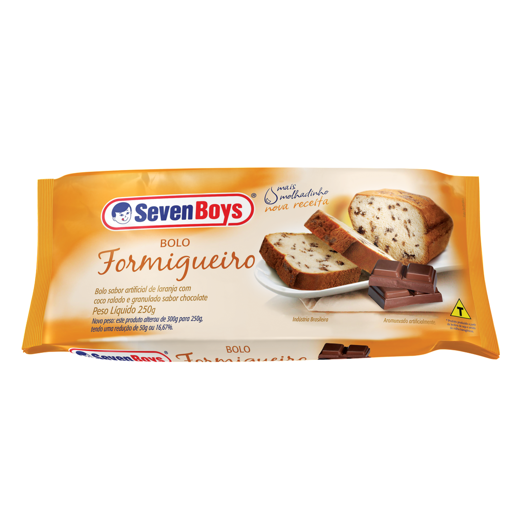 Bolo Formigueiro Seven Boys Pacote 250g
