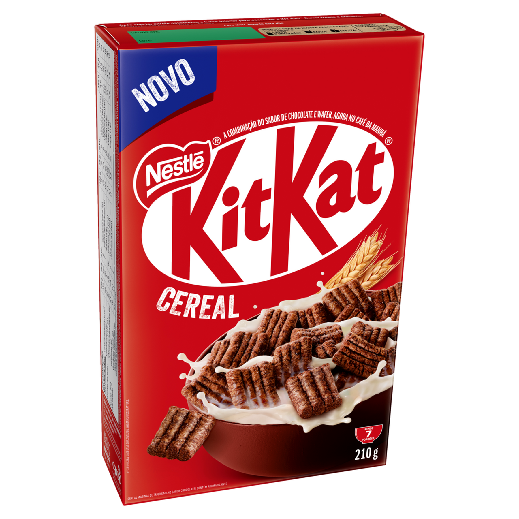 Cereal Matinal Chocolate Kitkat Nestl&eacute; Caixa 210g