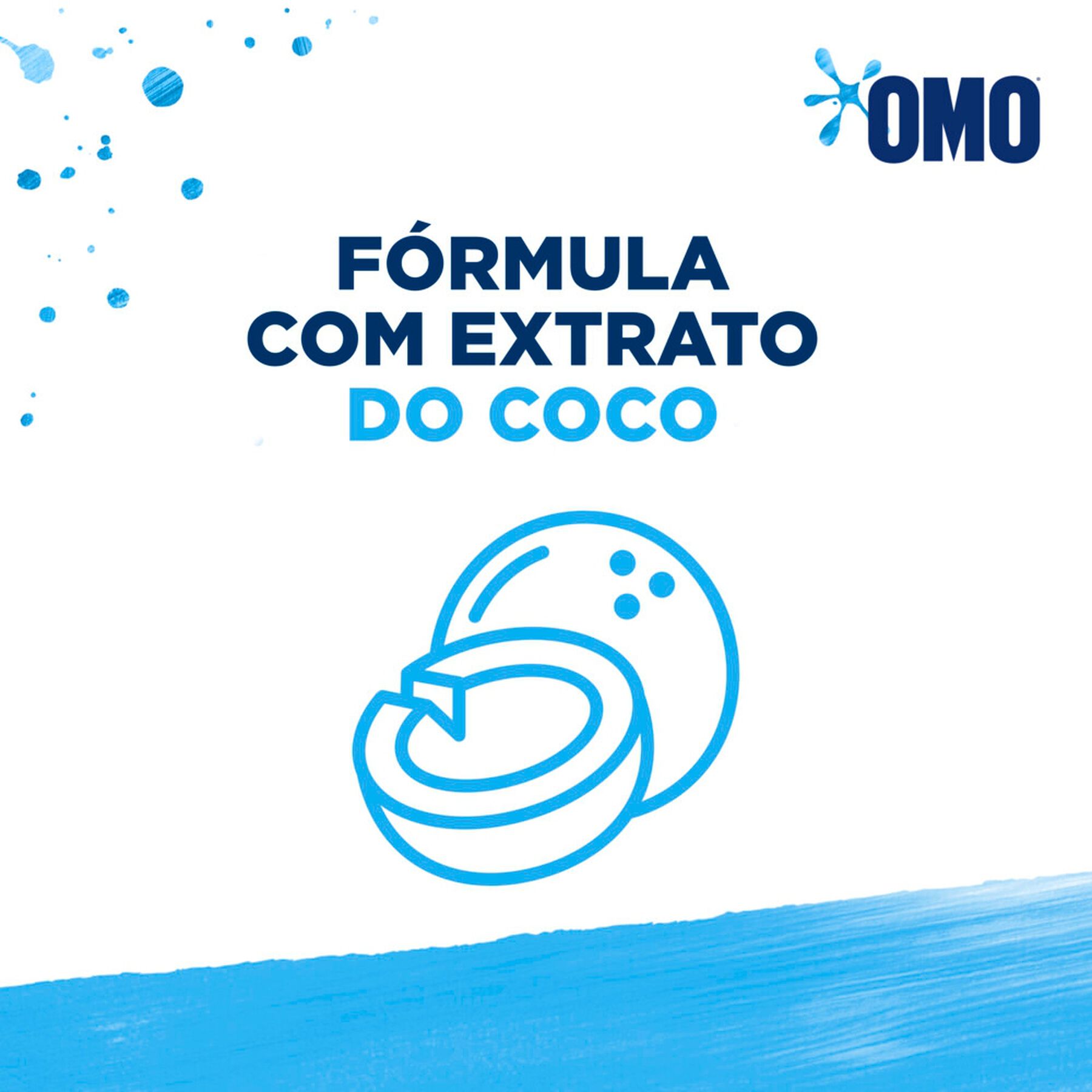 Sab&atilde;o L&iacute;quido Lava Roupas Finas e Delicadas Coco Omo Frasco 900ml&nbsp;
