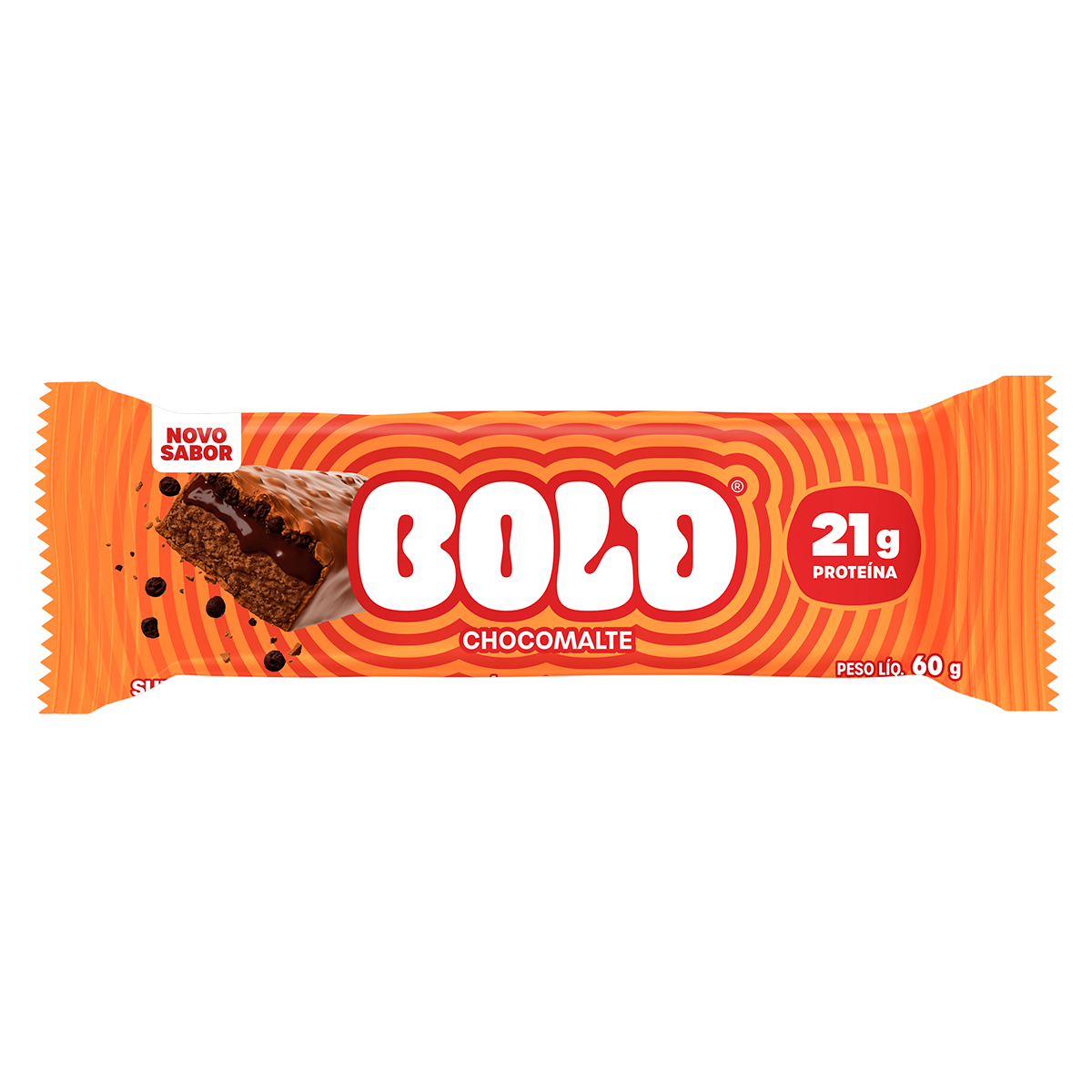 Barra Prote&iacute;na Chocomalte Bold Pacote 60g