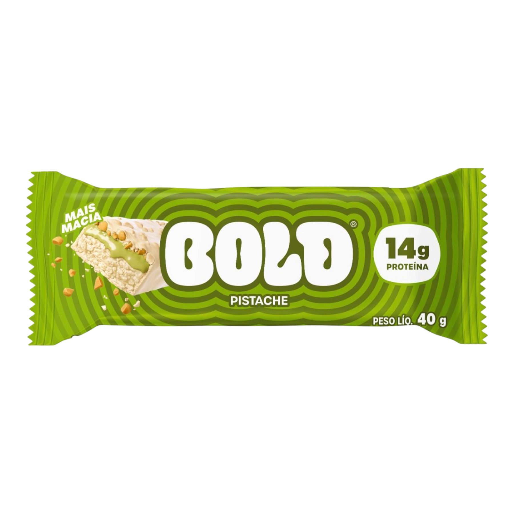 Barra de Prote&iacute;na Pistache Bold Pacote 40g