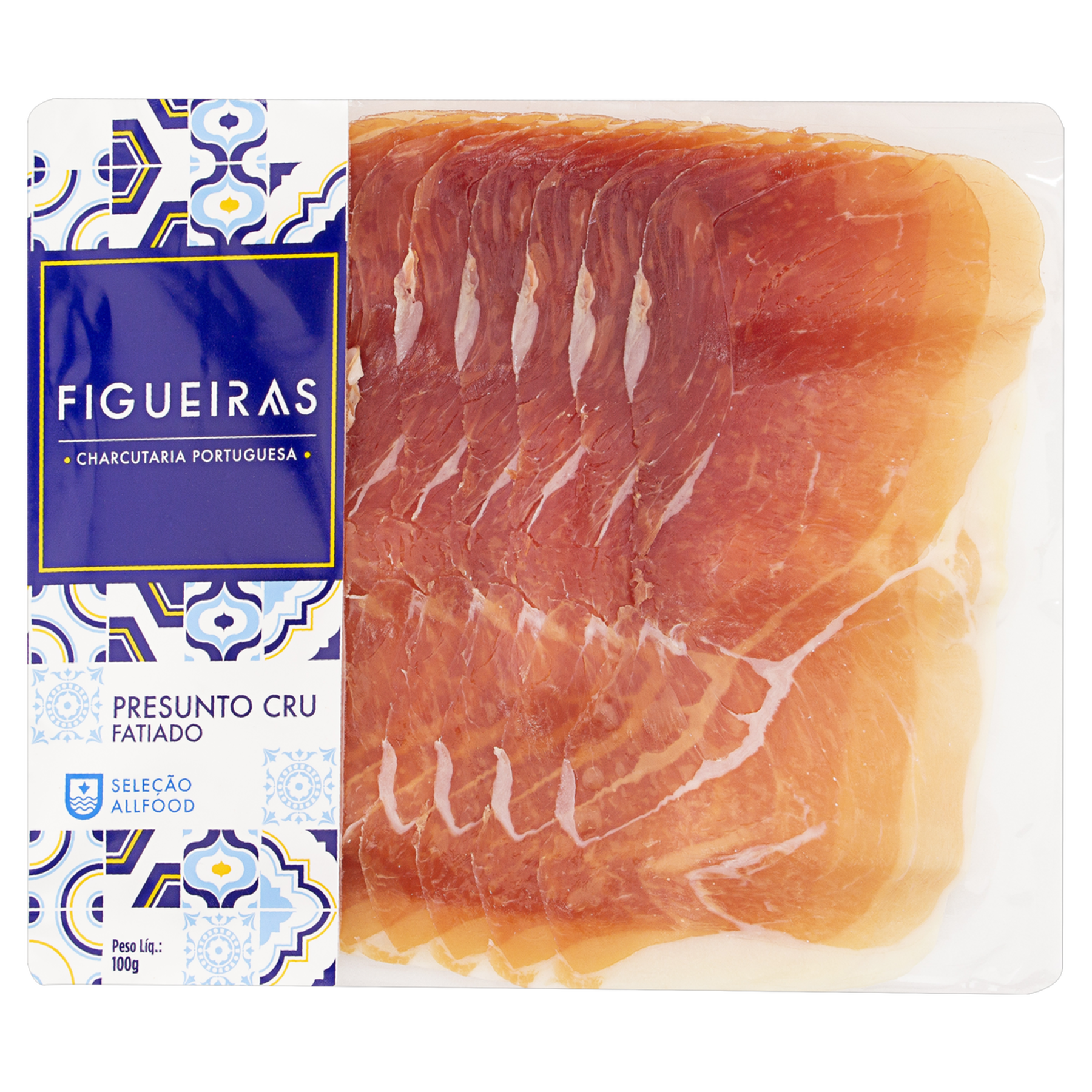 Presunto Cru Fatiado Figueiras 100g&nbsp;