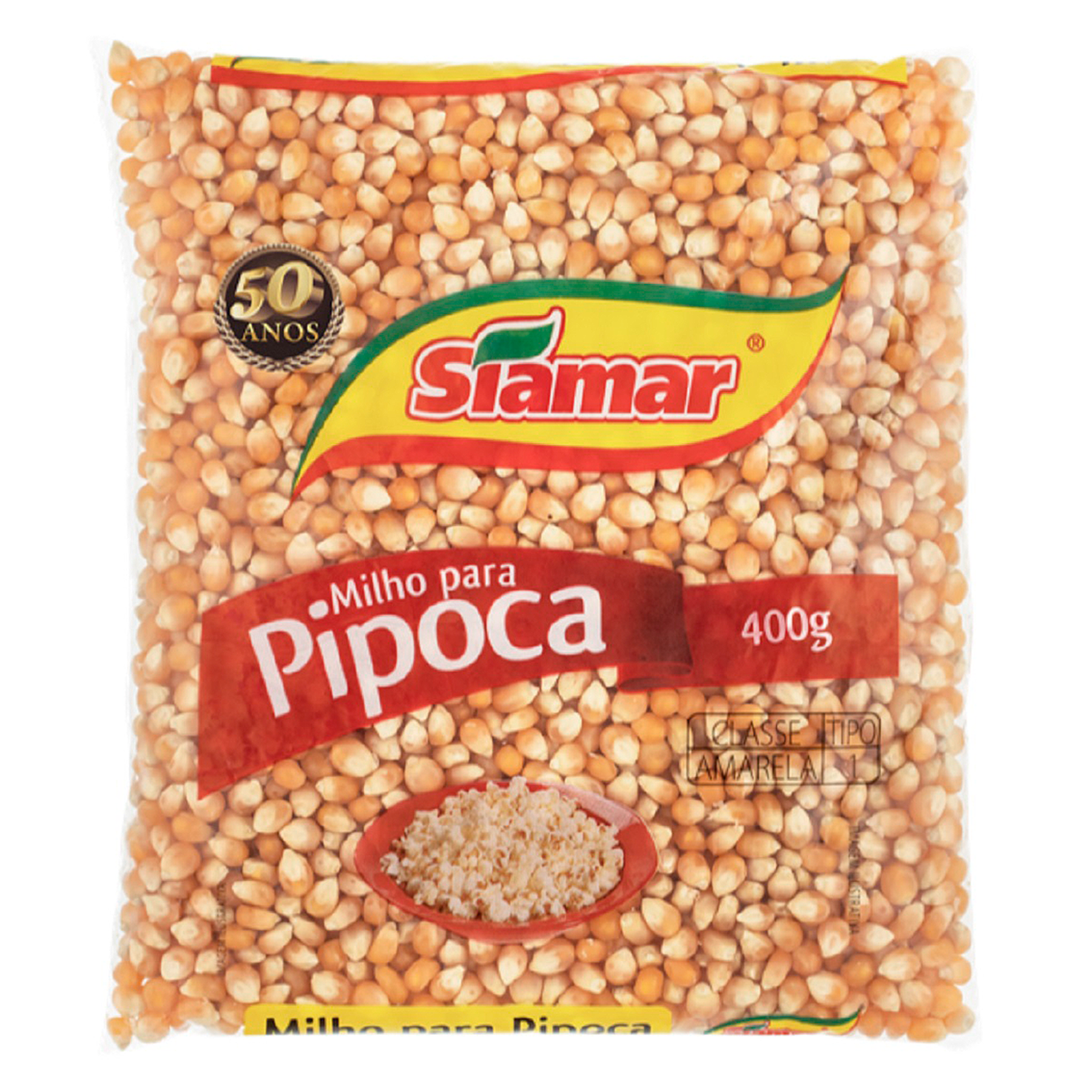 Milho para Pipoca Siamar Pacote 400g