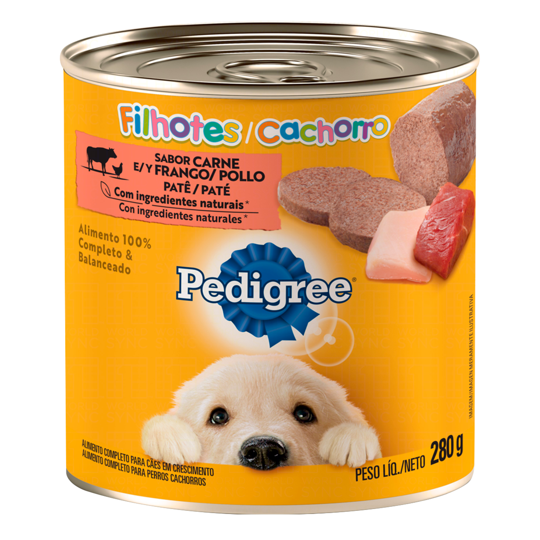 Patê para Cães Filhotes Carne e Frango Pedigree Vital Pro Lata 280g