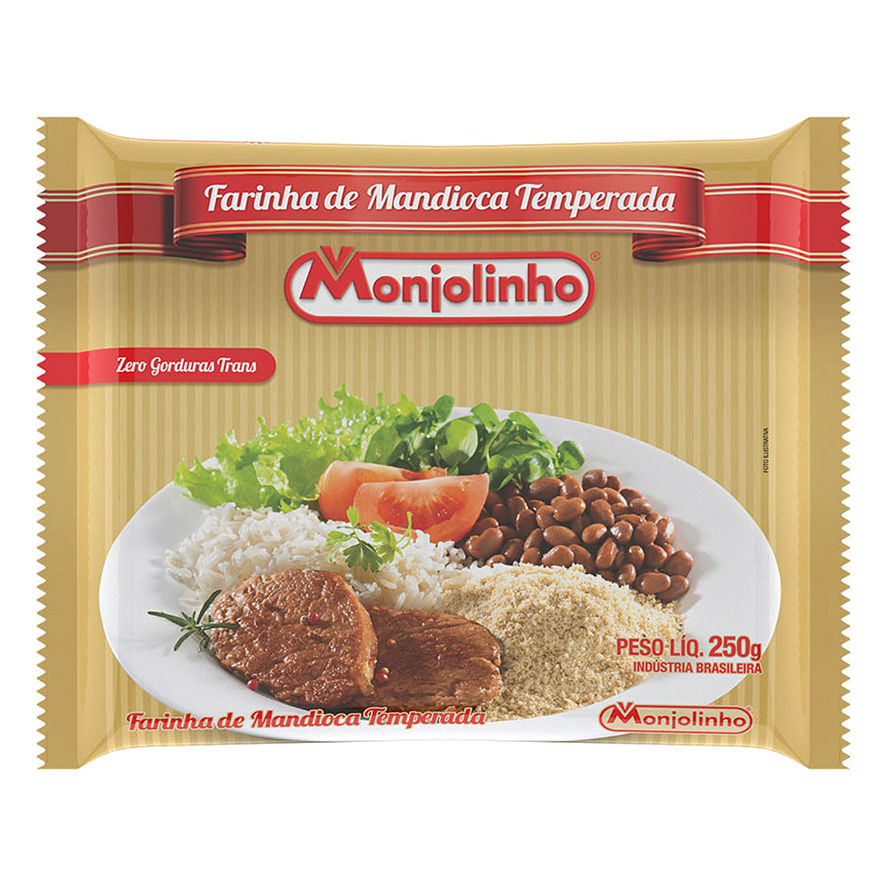 Farinha Mandioca Bacon Suave Monjolinho 250g