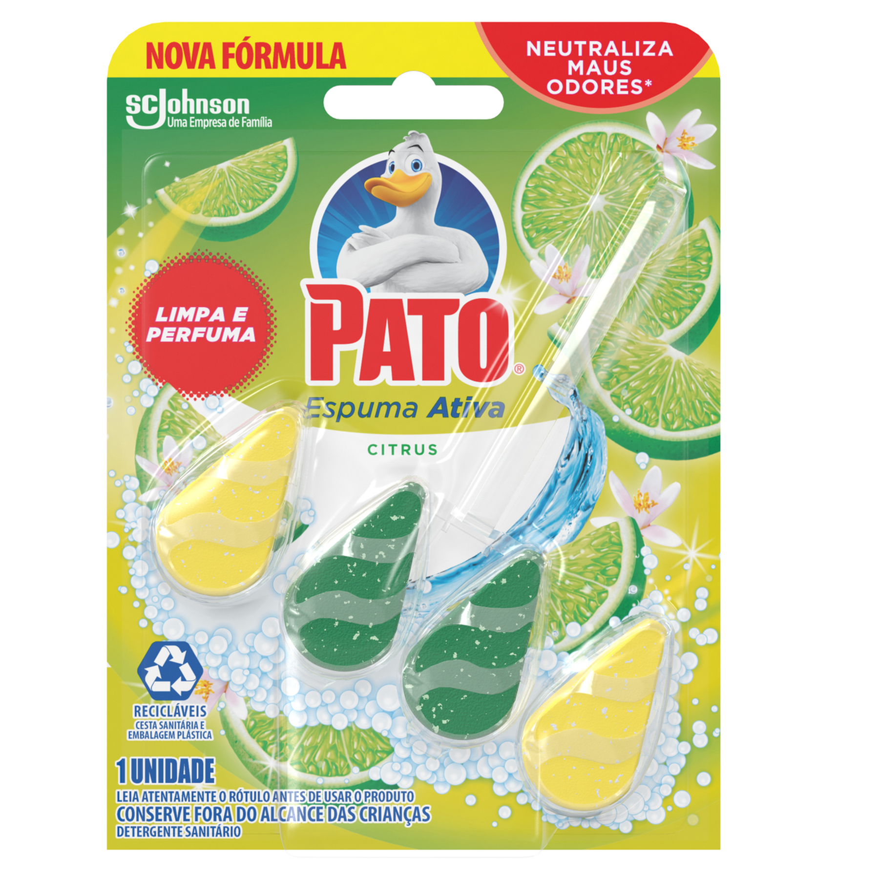 Detergente Sanitário Espuma Ativa Citrus Pato