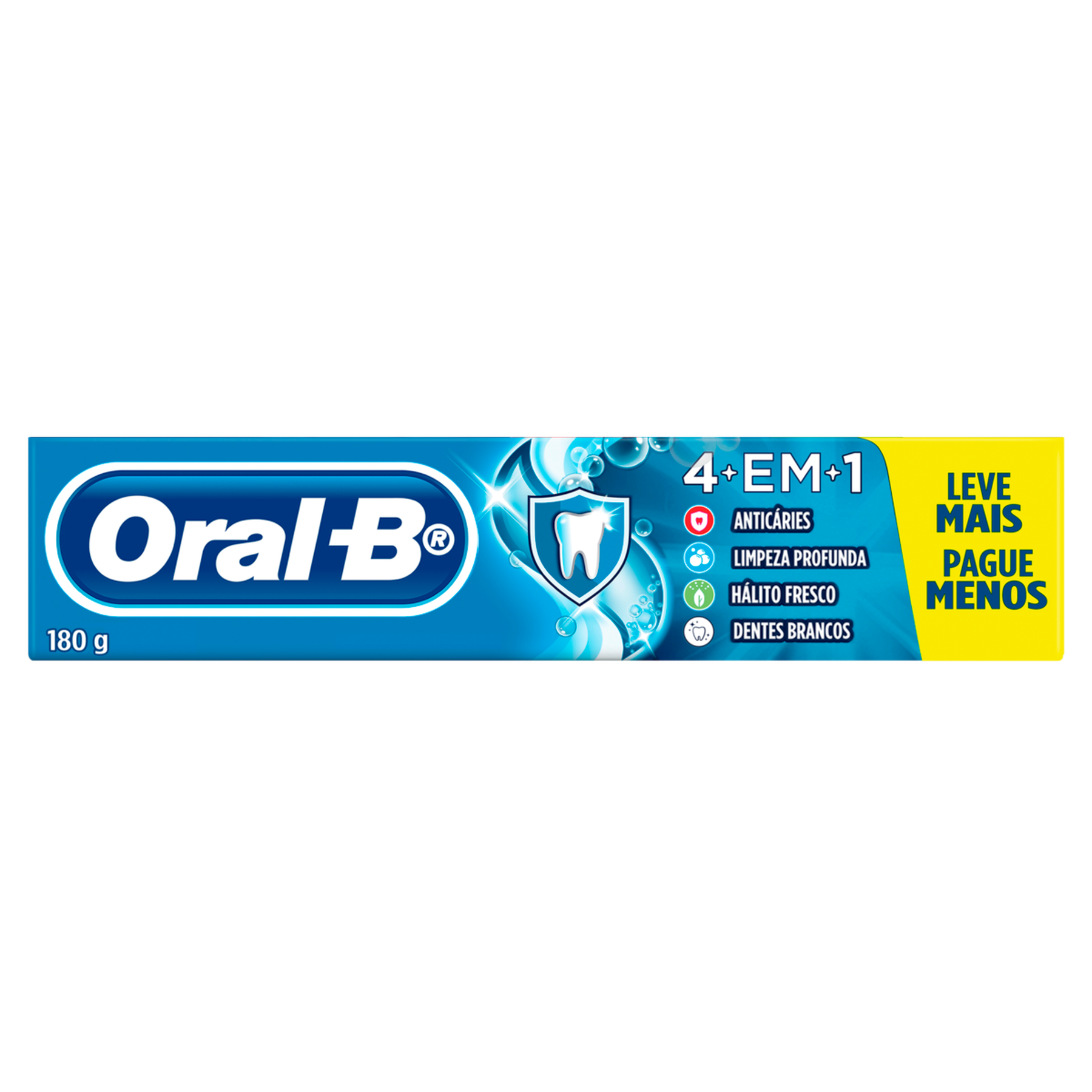 Creme Dental 4 em 1 Oral-B Caixa 180g - Embalagem Leve Mais Pague Menos