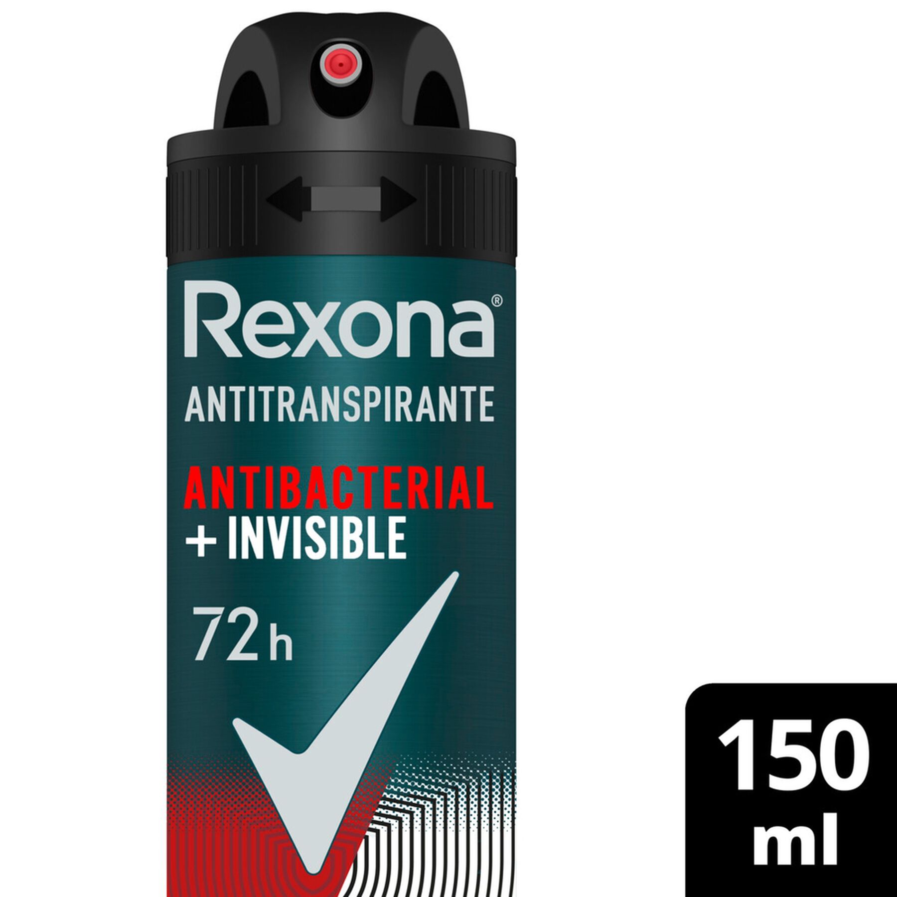 Antitranspirante Aerossol Antibacterial e Invisible Rexona Men Motionsense 150ml