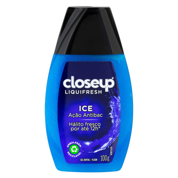 Gel Dental Ice Closeup Liquifresh Frasco 100g