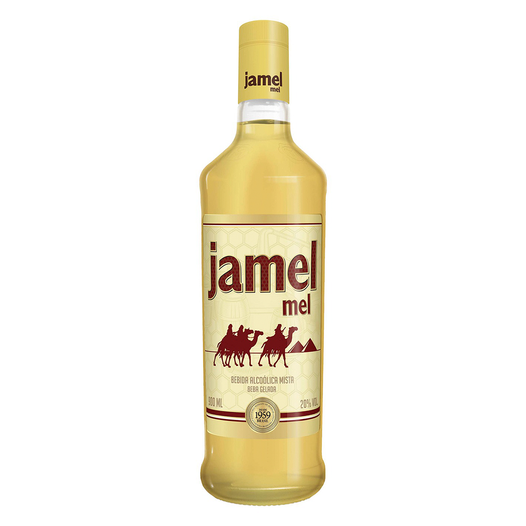 Bebida Alco&oacute;lica Mista Mel Jamel Garrafa 900ml