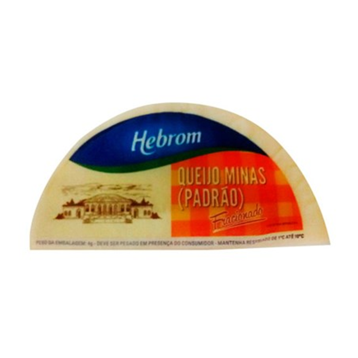 Queijo Minas Padr&atilde;o Hebrom aprox. 500g