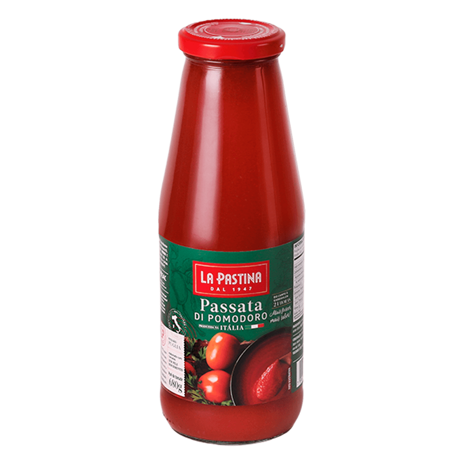 Molho de Tomate Passata La Pastina Vidro 680g