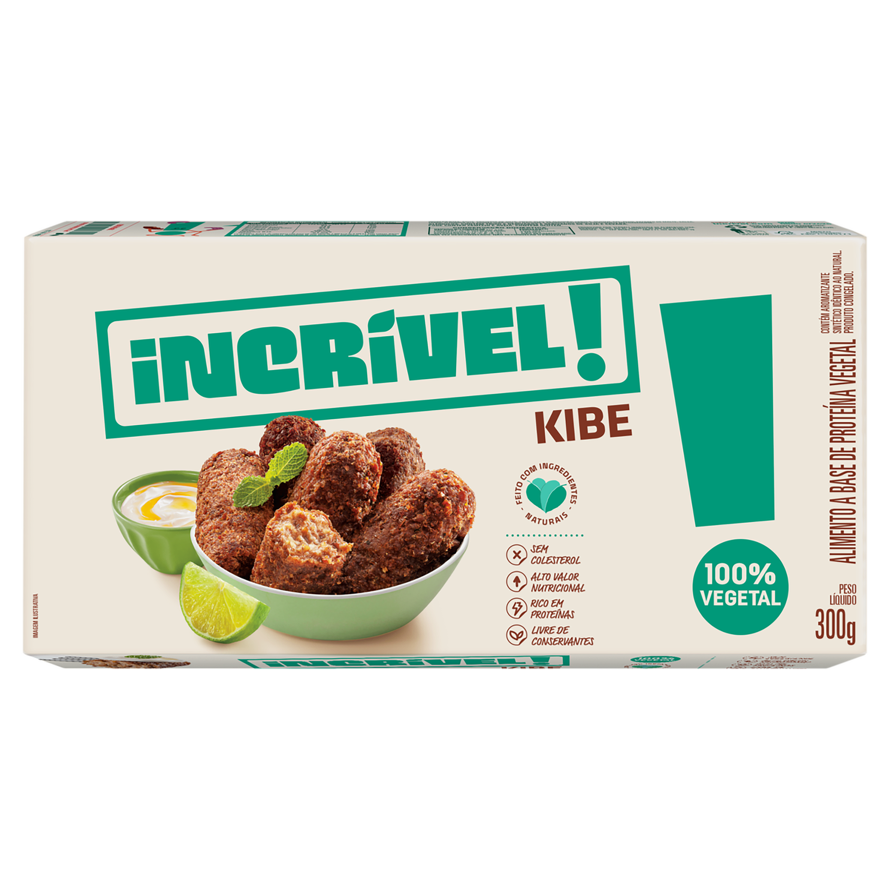 Kibe Vegetal Incr&iacute;vel! Caixa 300g&nbsp;