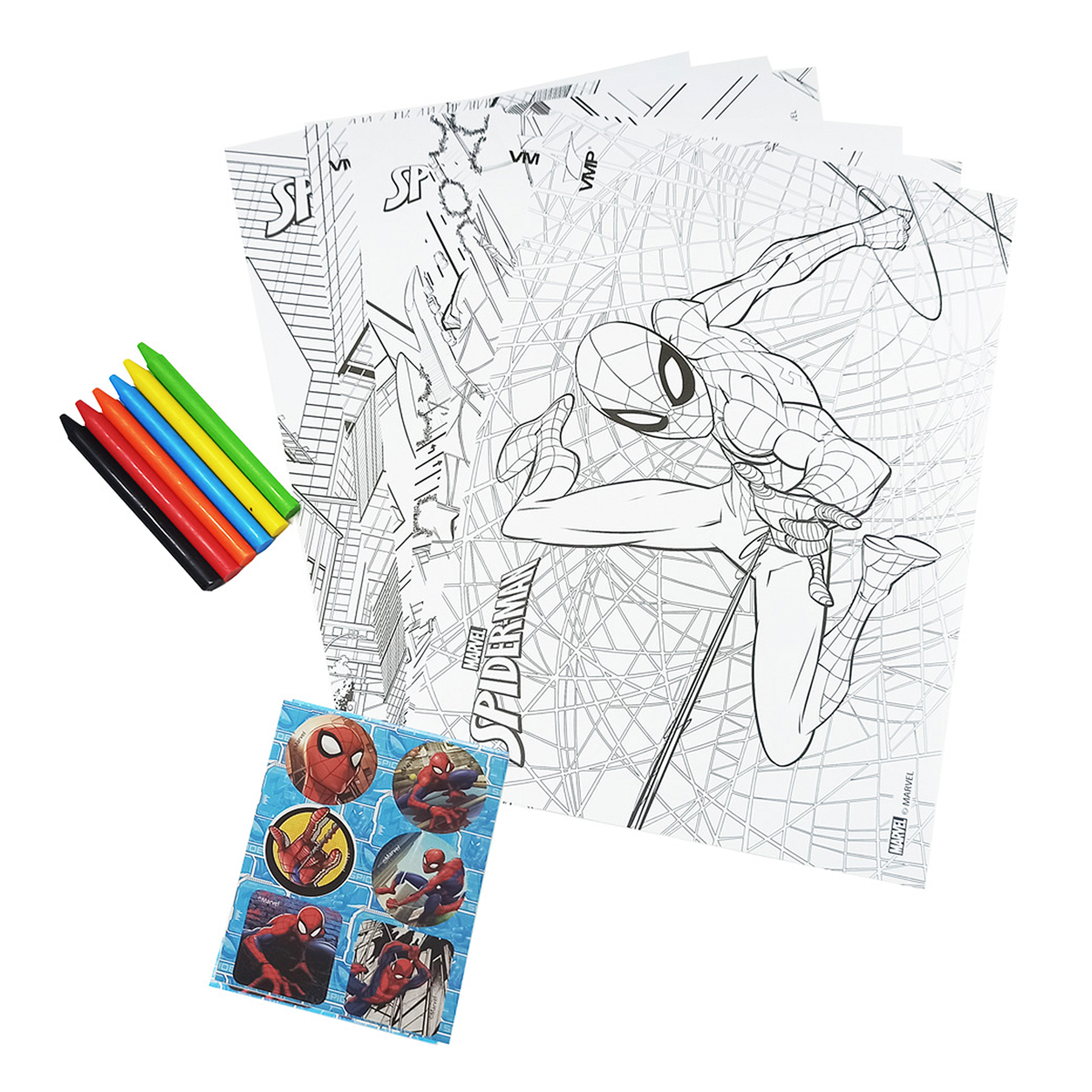 Conjunto para Pintura Spider-Man Marvel VMP