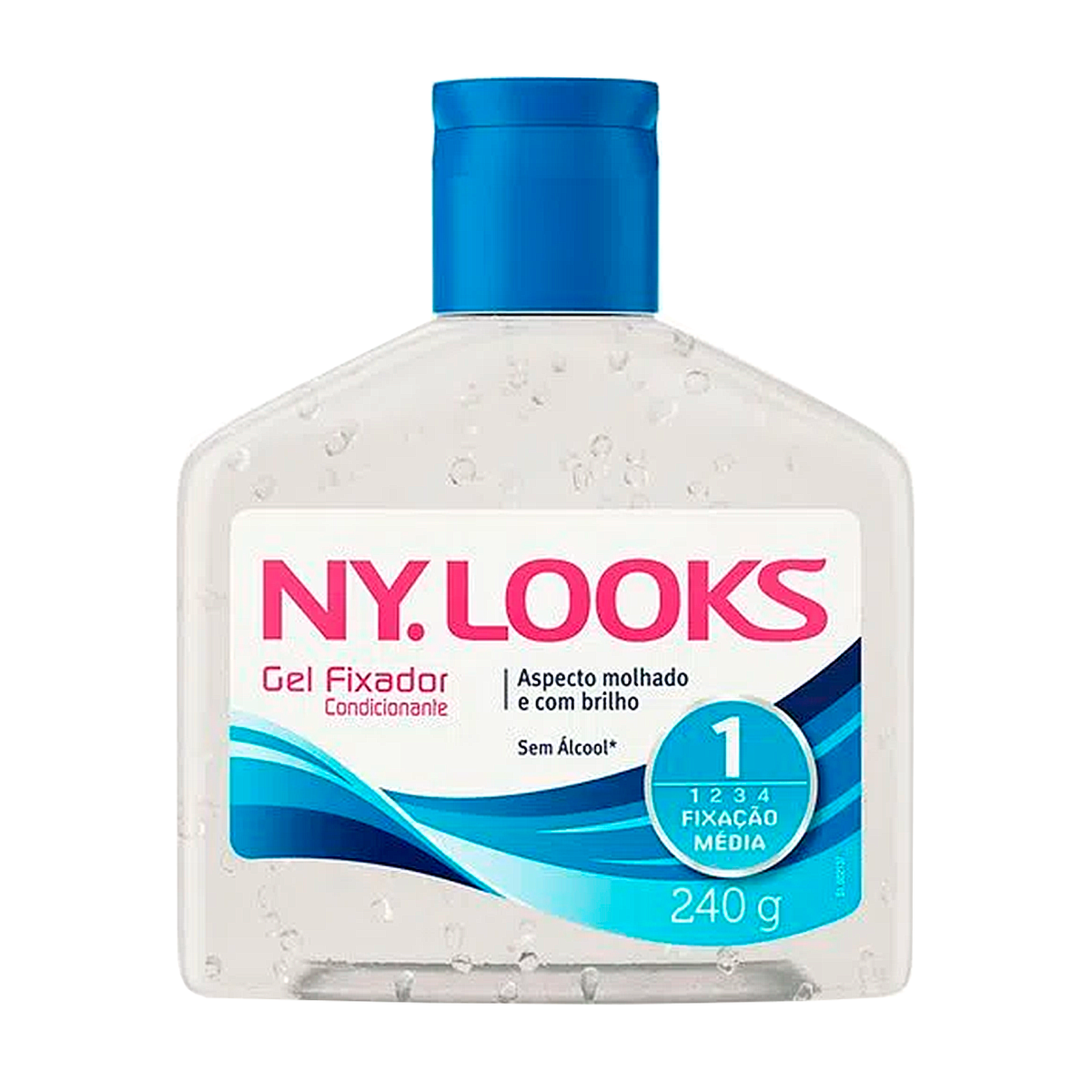Gel Fixador M&eacute;dia Ny. Looks Frasco 240g