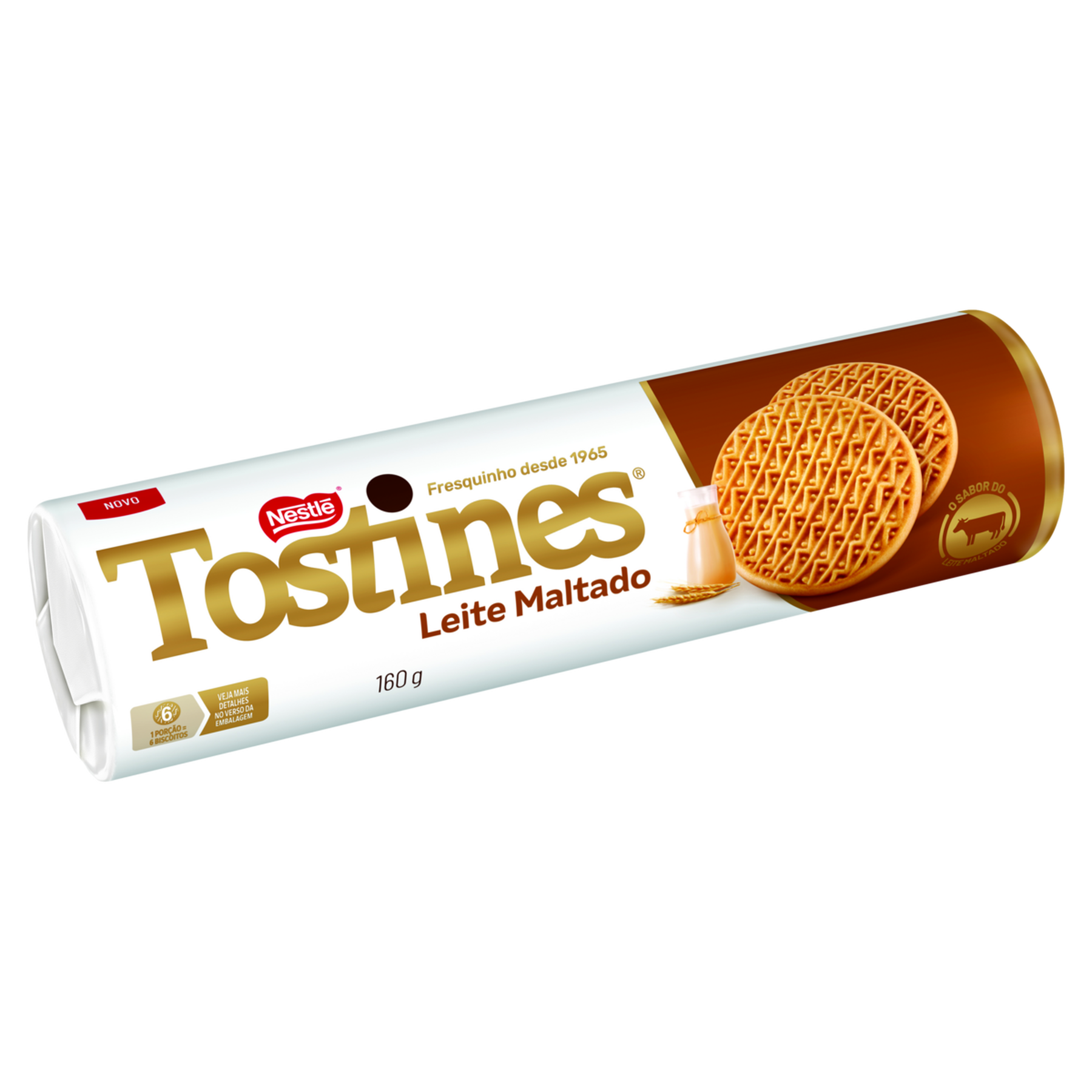 Biscoito Leite Maltado Tostines Pacote 160g