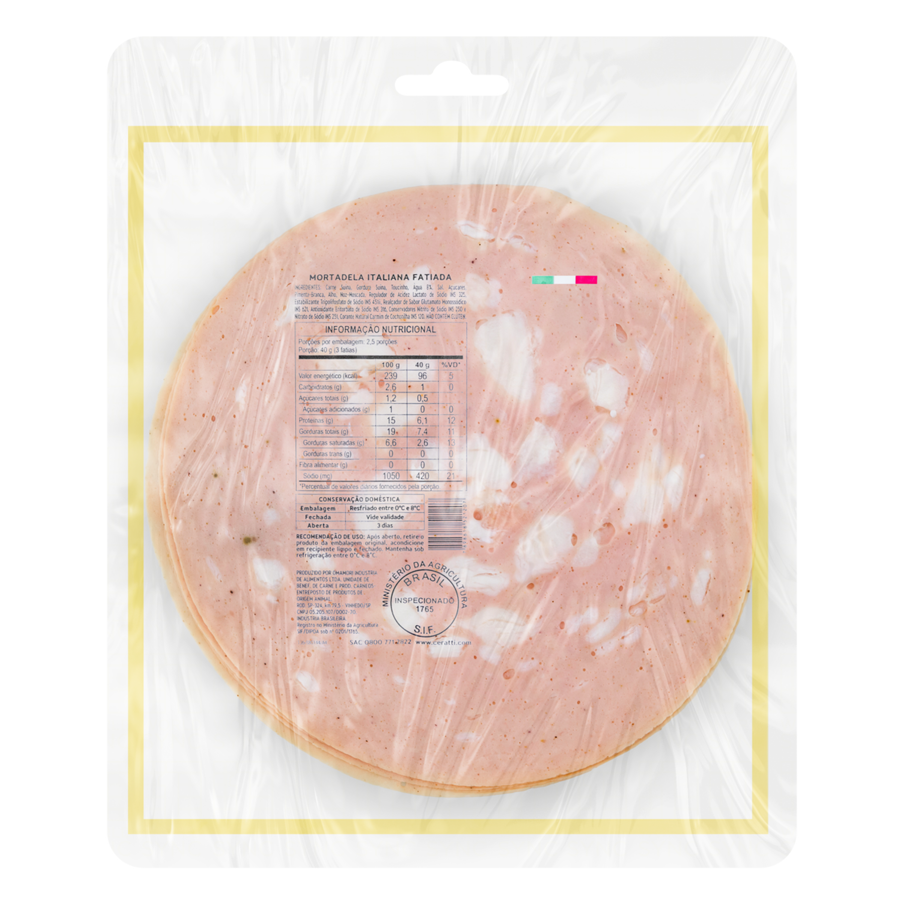 Mortadela Italiana Giovanni Ceratti 100g