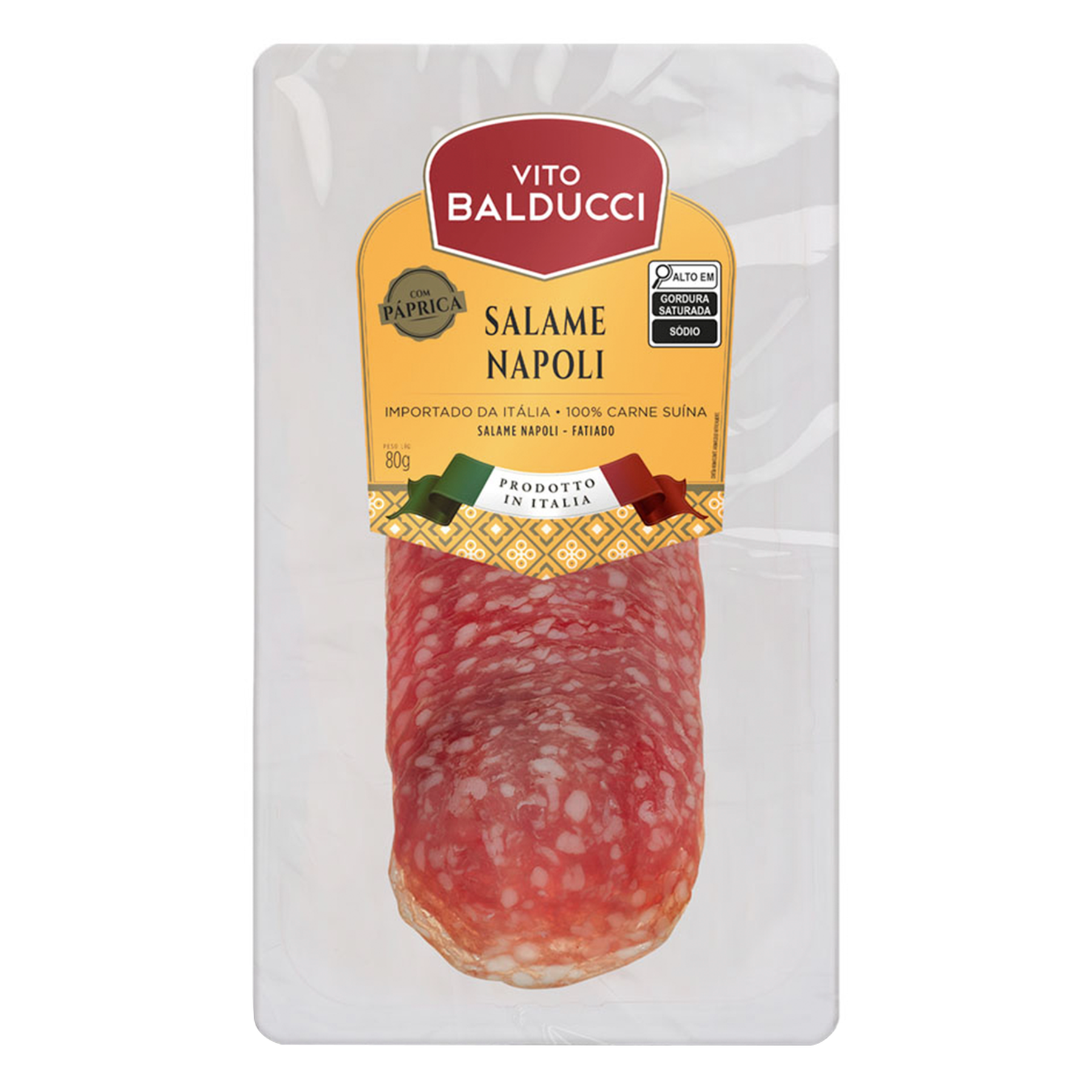 Salame Napoli Fatiado Vito Balducci 80g