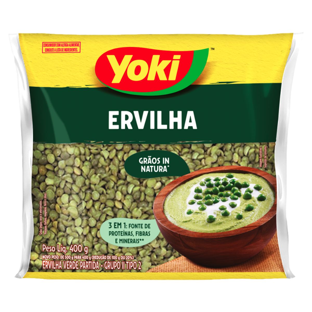 Ervilha Yoki Pacote 400g