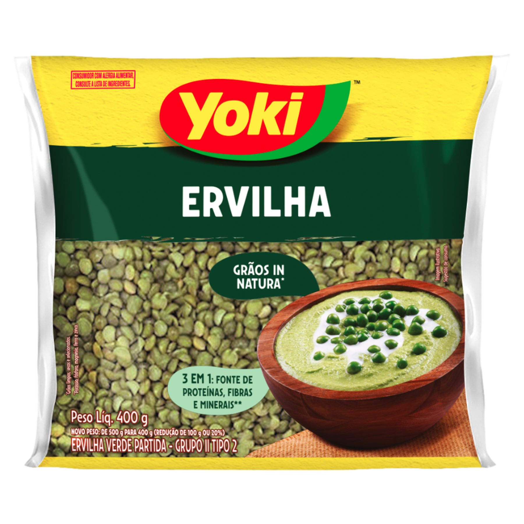 Ervilha Yoki Pacote 400g