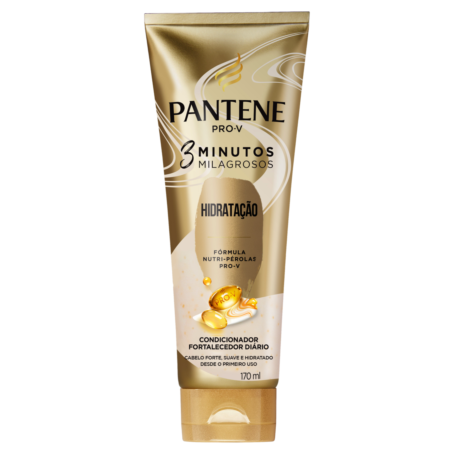 Condicionador Pantene 3 Minutos Milagrosos Hidrata&ccedil;&atilde;o Bisnaga 170ml