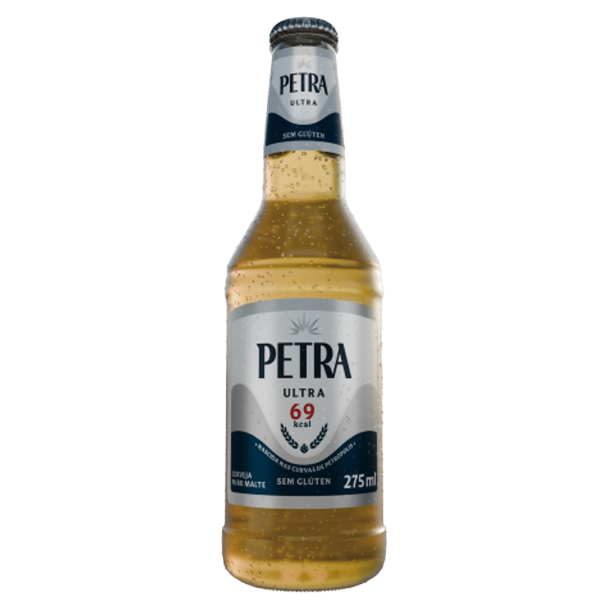 Cerveja Puro Malte sem Gl&uacute;ten Petra Ultra Garrafa 275ml
