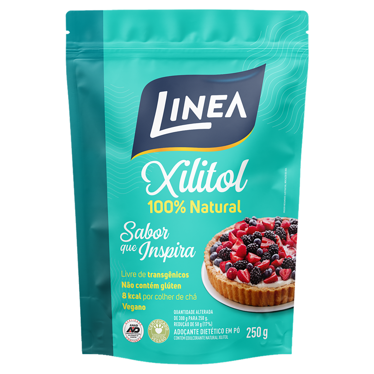 Ado&ccedil;ante em P&oacute; Xilitol Linea Pouch 250g