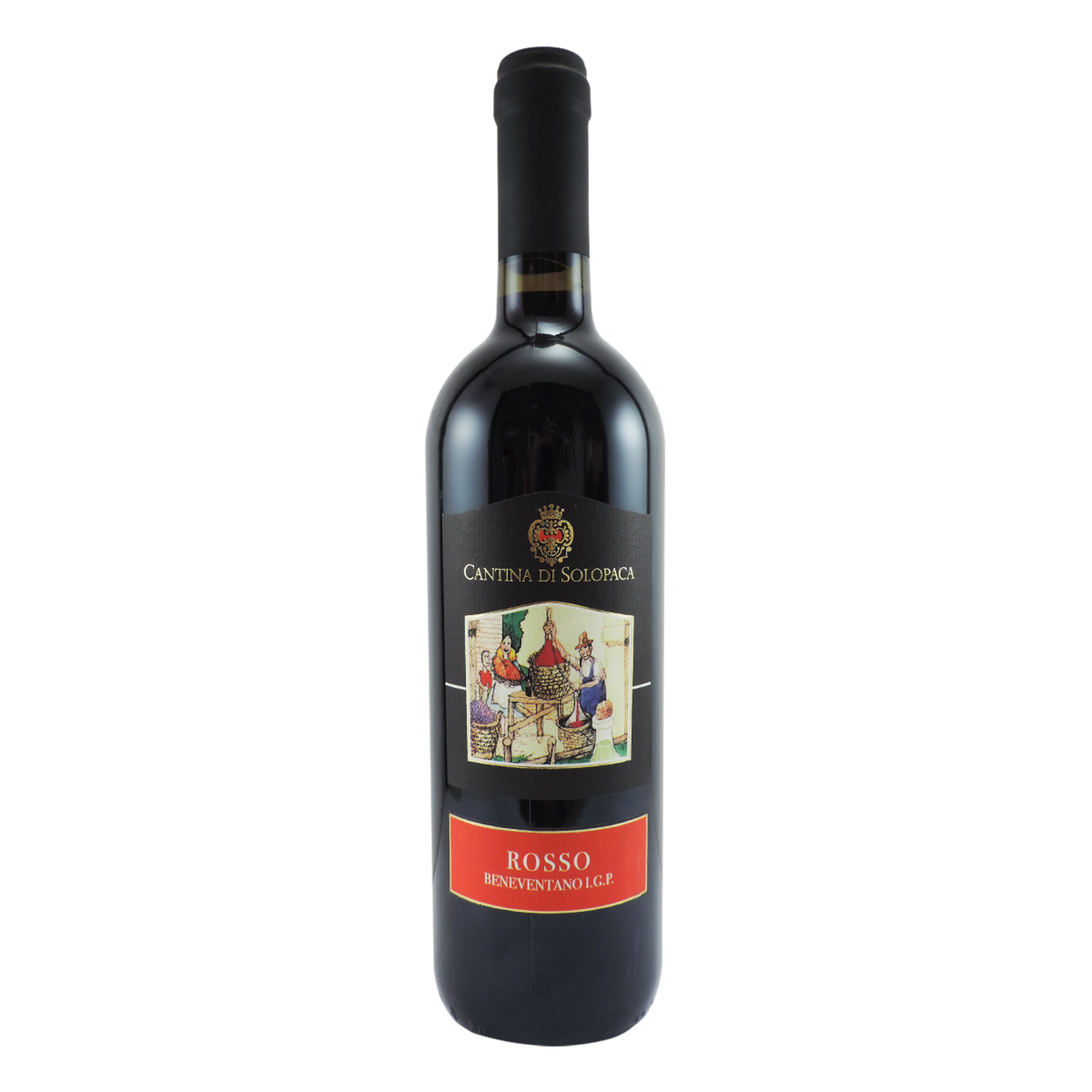 Vinho Tinto Rosso Beneventano I.G.P. Cantina di Solopaca Garrafa 750ml