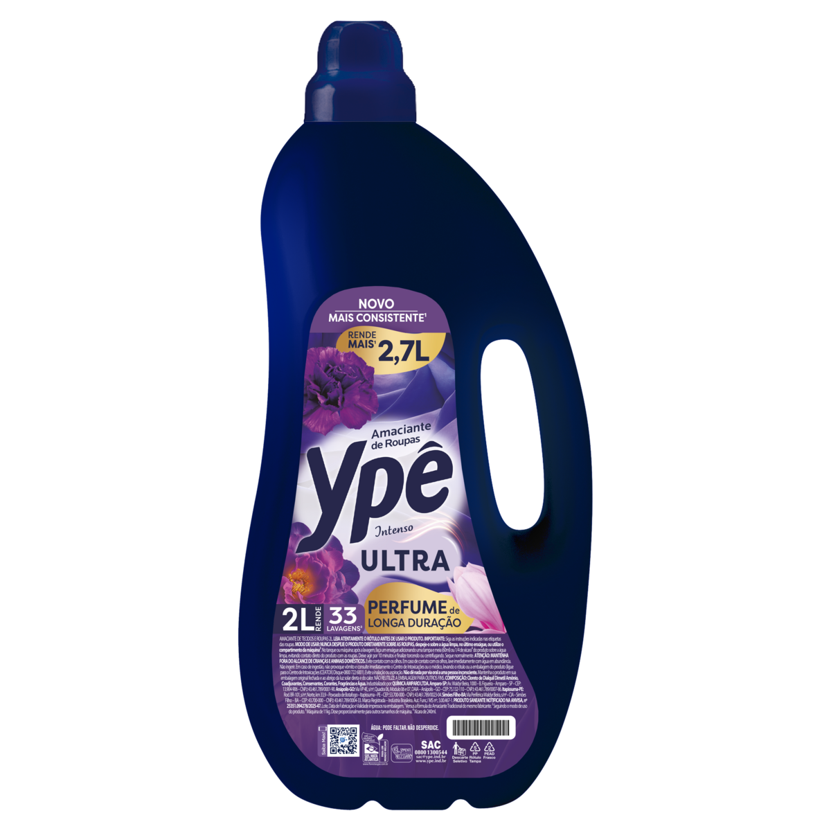 Amaciante de Roupas Intenso Yp&ecirc; 2l