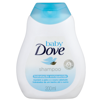 Shampoo Hidratação Enriquecida Dove Baby Frasco 200ml